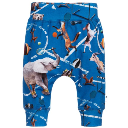 Molo-Pantalon de jogging bleu en coton Garçon | Childrensalon Outlet