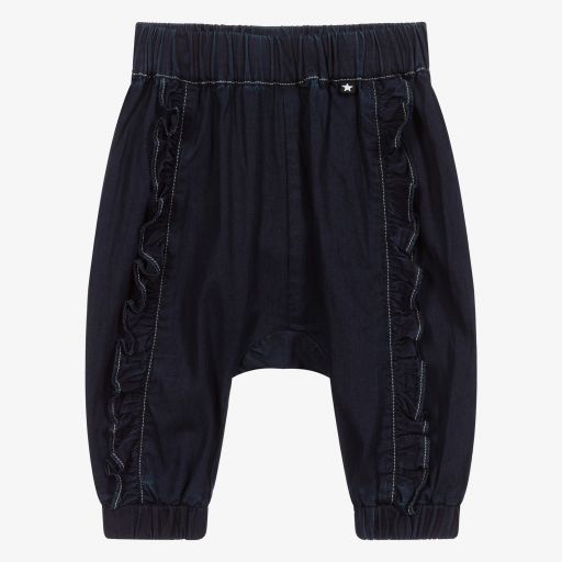 Molo-Синие брюки из органического хлопка | Childrensalon Outlet