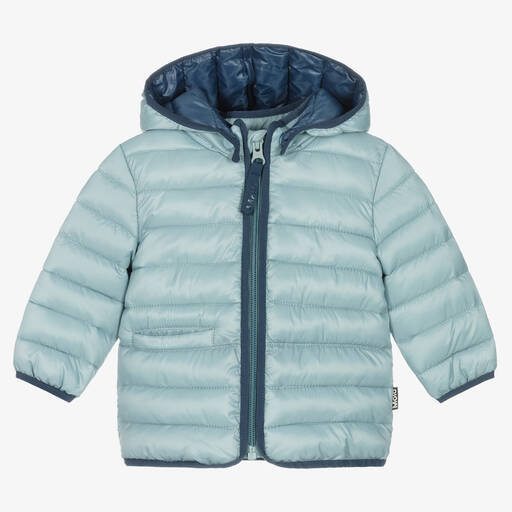 Molo-Blue Water-Repellent Puffer Jacket | Childrensalon Outlet