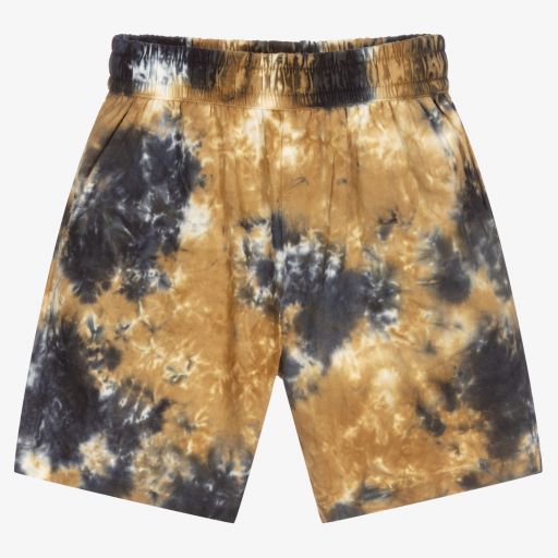 Molo-Boys Beige Tie-Dye Shorts | Childrensalon Outlet