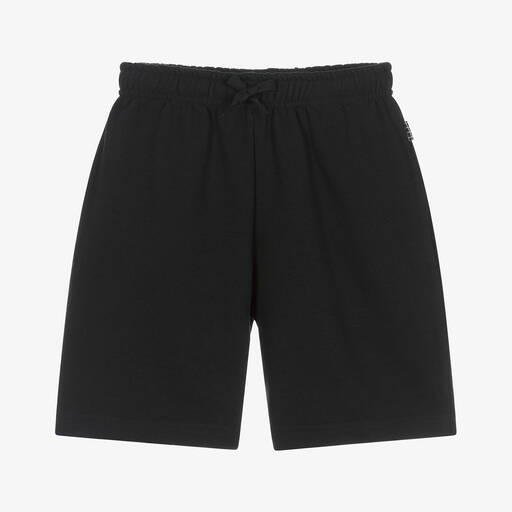 Molo-Boys Black Cotton Shorts | Childrensalon Outlet