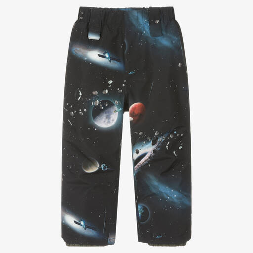 Molo-Boys Black Space Ski Trousers | Childrensalon Outlet