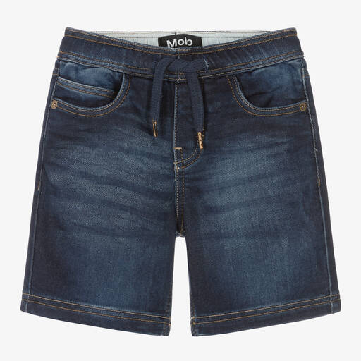 Molo-Blaue Baumwollshorts für Jungen | Childrensalon Outlet