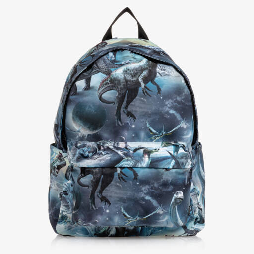 Molo-Boys Blue Dino Adventure Backpack | Childrensalon Outlet