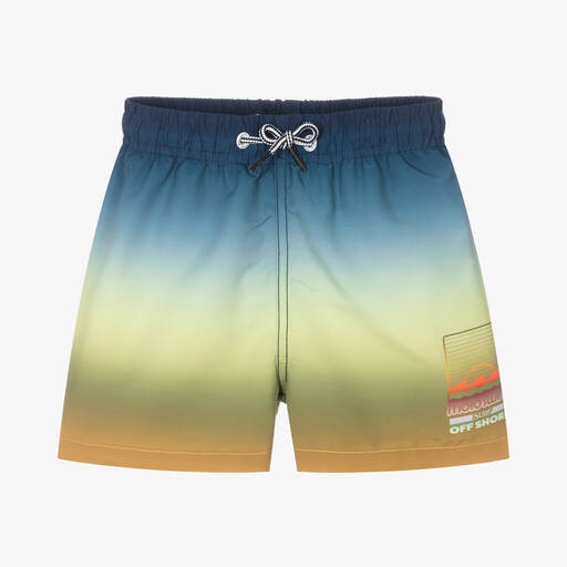 Molo-Boys Blue Ombré Swim Shorts (UPF50+) | Childrensalon Outlet
