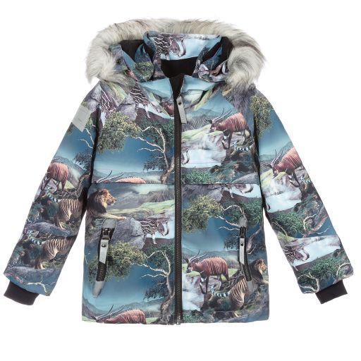 Molo-Boys Blue Ski Jacket | Childrensalon Outlet