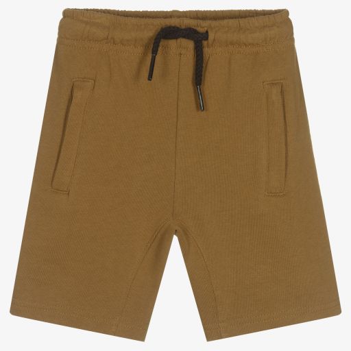 Molo-Boys Brown Jersey Shorts | Childrensalon Outlet