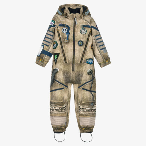Molo-Combinaison de ski dorée astronaute | Childrensalon Outlet
