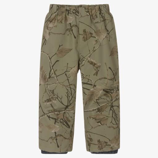 Molo-Grüne Forest Leaves Skihose | Childrensalon Outlet