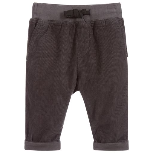Molo-Boys Grey Cord Trousers | Childrensalon Outlet