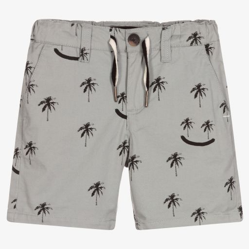 Molo-Boys Grey Cotton Shorts | Childrensalon Outlet