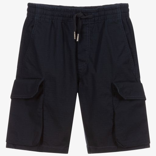 Molo-Navyblaue Cargoshorts für Jungen | Childrensalon Outlet