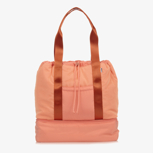 Molo-حقيبة رياضية شبك وساتان لون برتقالي مرجاني للبنات (38 سم) | Childrensalon Outlet