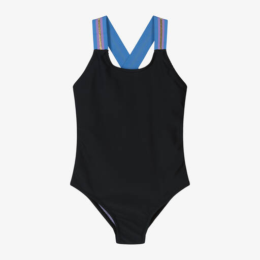Molo-Girls Black Swimsuit (UPF50+) | Childrensalon Outlet