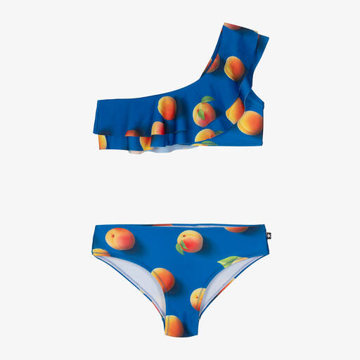 Molo-Синее бикини с абрикосами для девочек (UPF50+) | Childrensalon Outlet