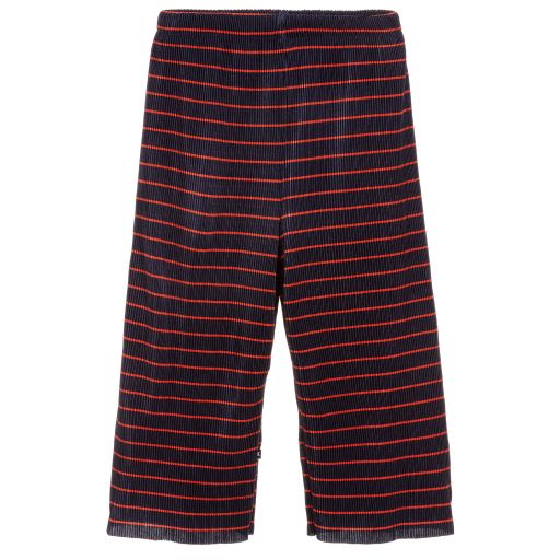 Molo-Girls Blue Satin Culottes | Childrensalon Outlet