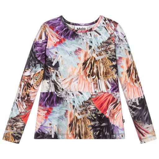 Molo-Girls Cotton ROSALIND Top | Childrensalon Outlet