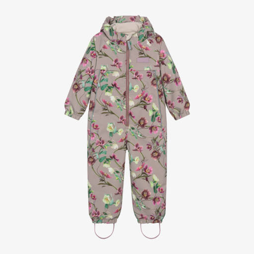 Molo-Girls Creamy Blossoms Snow Attire | Childrensalon Outlet