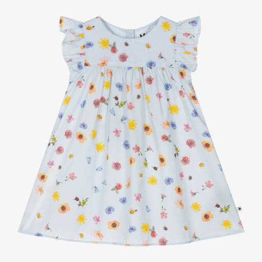 Molo-Цветочное платье из органического хлопка для девочек | Childrensalon Outlet