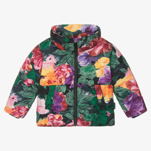 Molo-Пуховик с цветами для девочек | Childrensalon Outlet