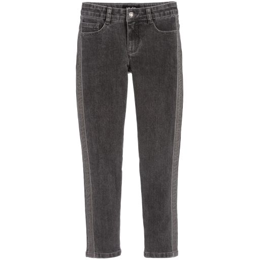 Molo-Girls Grey Slim-Fit Jeans | Childrensalon Outlet