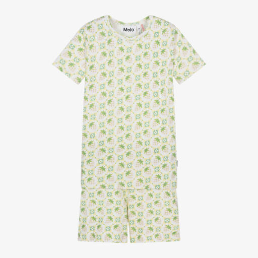 Molo-Girls Ivory Cotton Berry Sleepwear | Childrensalon Outlet