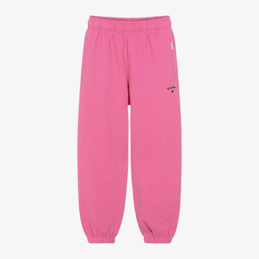 Molo-Girls Organic Cotton Pink Trousers | Childrensalon Outlet