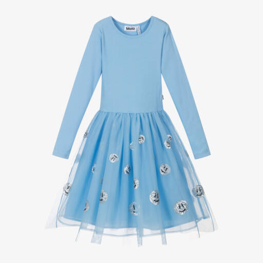 Molo-Girls Organic Cotton & Tulle Delight | Childrensalon Outlet