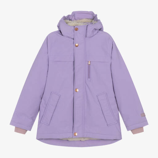 Molo-Плащ с капюшоном фиолетовый для девочек | Childrensalon Outlet
