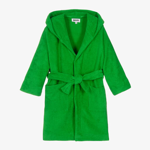 Molo-Зеленый махровый халат | Childrensalon Outlet