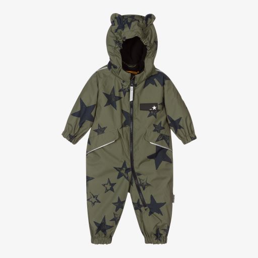 Molo-Green Waterproof Snowsuit  | Childrensalon Outlet