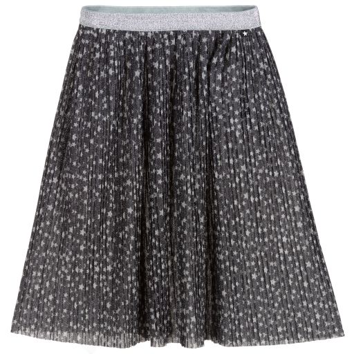 Molo-Grey Stars Glitter Skirt | Childrensalon Outlet