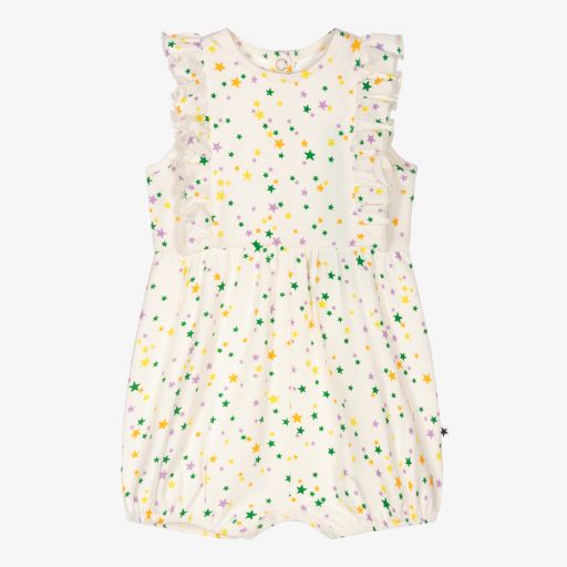 Molo-Кремовый хлопковый песочник для малышей | Childrensalon Outlet