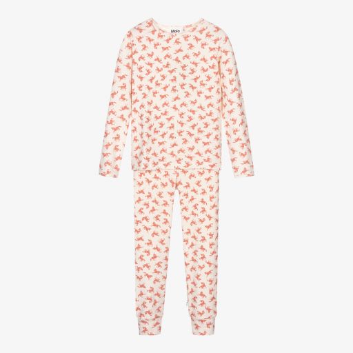 Molo-Pyjama ivoire en coton bio | Childrensalon Outlet
