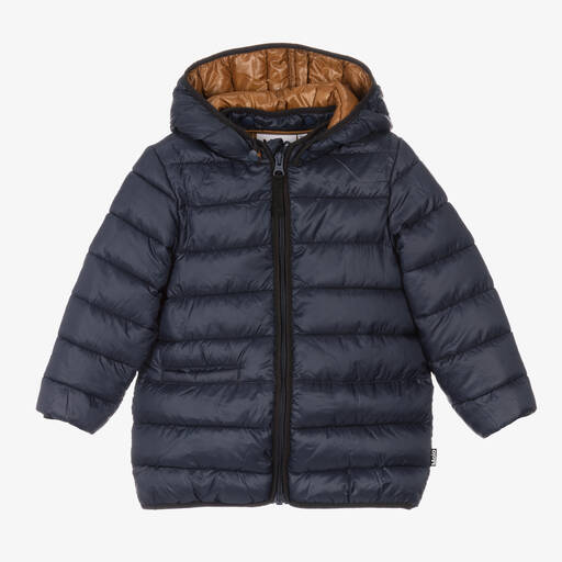 Molo-Navy Blue Puffer Jacket | Childrensalon Outlet