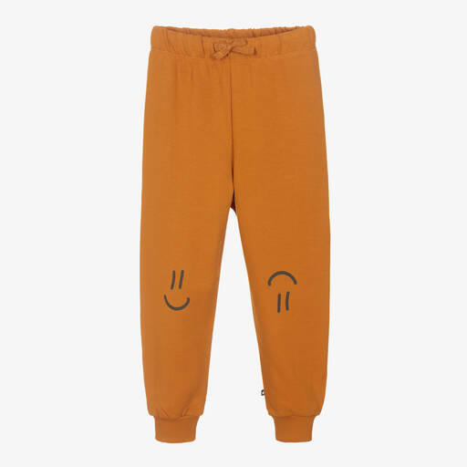 Molo-Orange Organic Cotton Joggers | Childrensalon Outlet