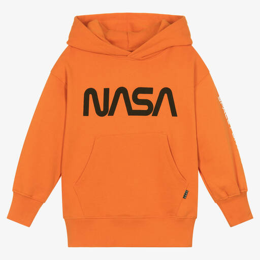 Molo-Oranger NASA Biobaumwoll-Hoodie | Childrensalon Outlet