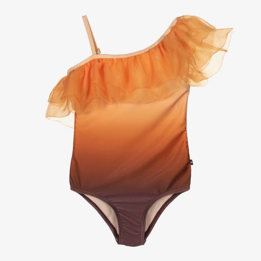 Molo-Orange Swimsuit (UPF 50+) | Childrensalon Outlet
