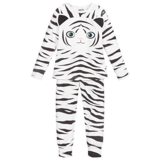 Molo-Pyjama aus Bio-Baumwolle mit Tigermuster | Childrensalon Outlet