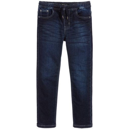 Molo-Jean droit bleu en denim | Childrensalon Outlet