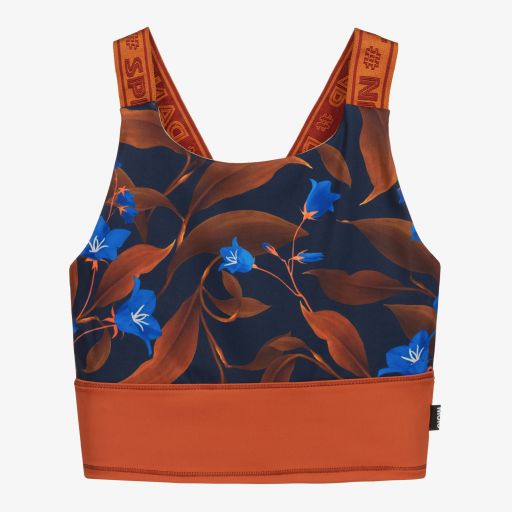 Molo-Синий спортивный топ с цветами для подростков | Childrensalon Outlet