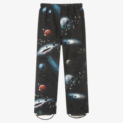 Molo-Черные лыжные брюки с космическим принтом | Childrensalon Outlet