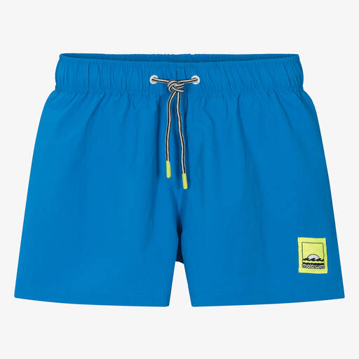 Molo-Teen Boys Blue Swim Shorts (UPF50+) | Childrensalon Outlet