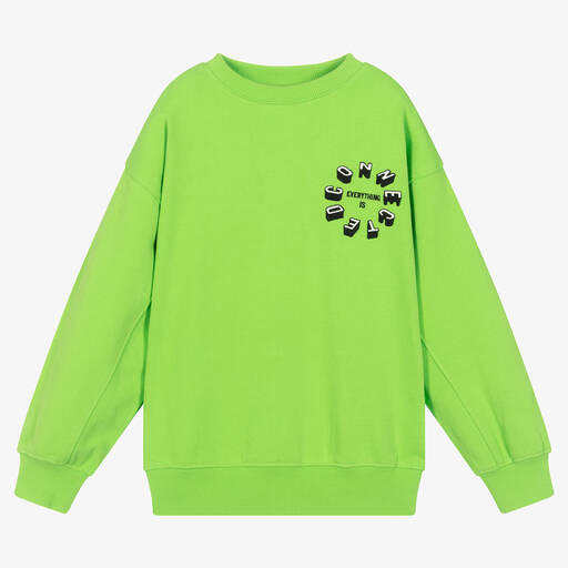 Molo-Sweat-shirt vert connecté ado | Childrensalon Outlet
