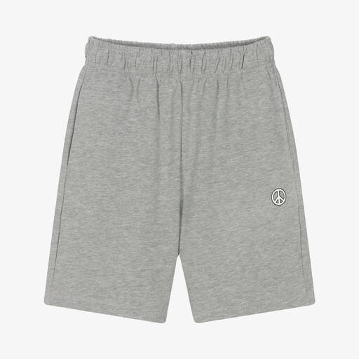 Molo-Teen Boys Grey Organic Cotton Shorts | Childrensalon Outlet