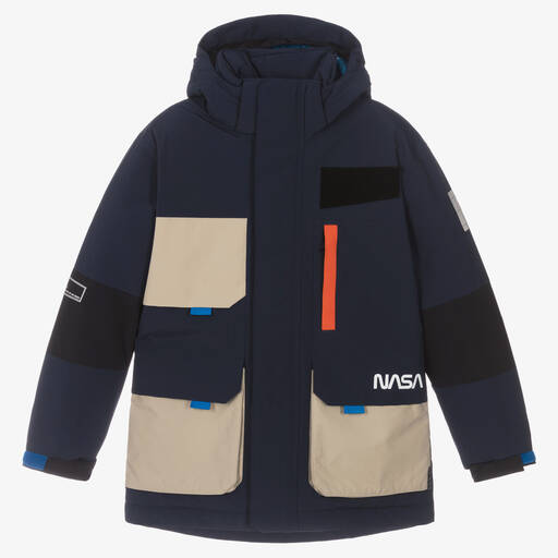 Molo-Teen Boys Navy Blue Coat | Childrensalon Outlet