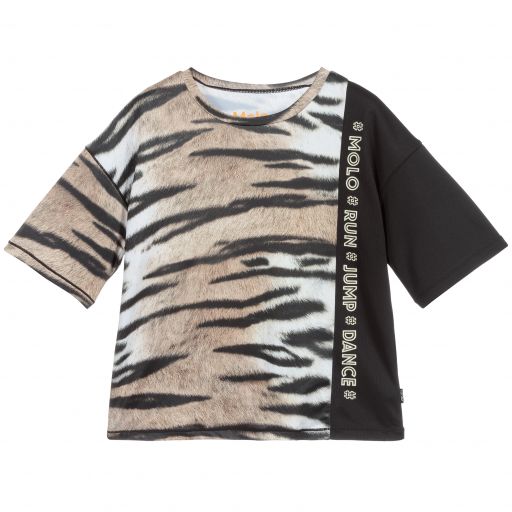 Molo-Футболка с тигровым принтом для подростков | Childrensalon Outlet