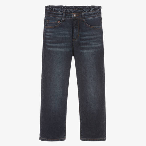 Molo-Teen Girls Blue Denim Jeans | Childrensalon Outlet