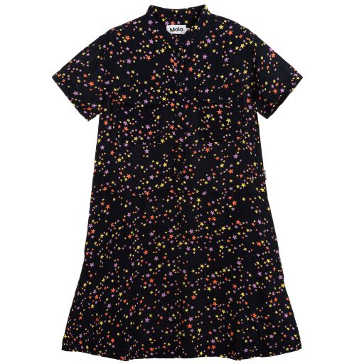 Molo-Teen Girls Blue Stars Dress | Childrensalon Outlet