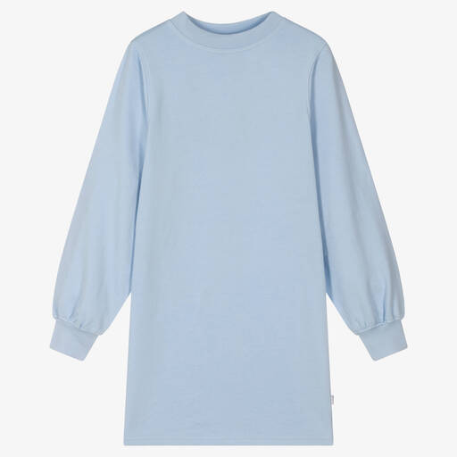 Molo-Teen Girls Blue Sweatshirt Dress | Childrensalon Outlet